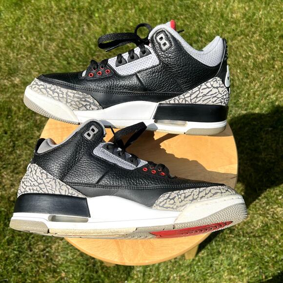 Nike Air Jordan 3 Retro OG Black Cement 2018 Men\'s Shoes - Size 9.5 - Ships Now main image 7
